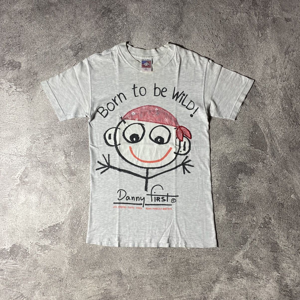 Vintage Vintage 90s Born to Be Wild Danny First Size US S / EU 44-46 / 1 - 1 Thumbnail