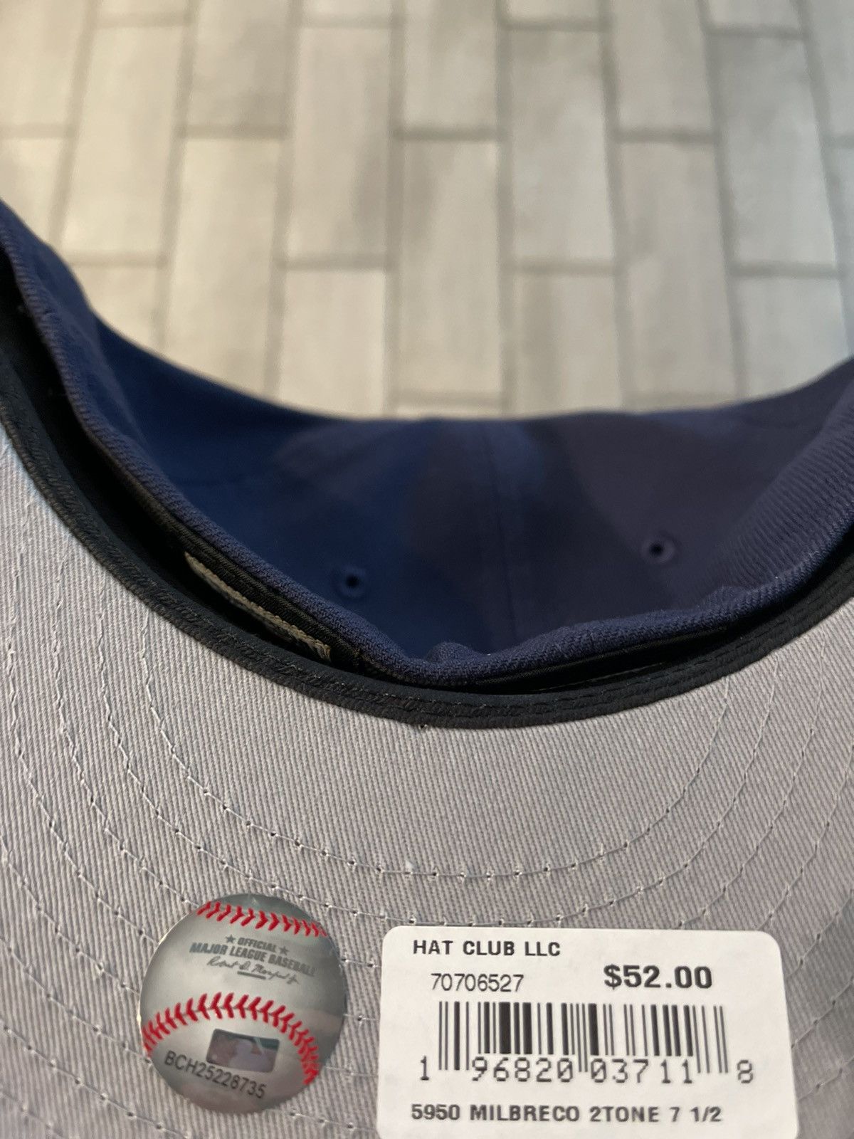 Hat Club × New Era Milwaukee Brewers Hat Club MLB Script Collection Size ONE SIZE - 3 Thumbnail
