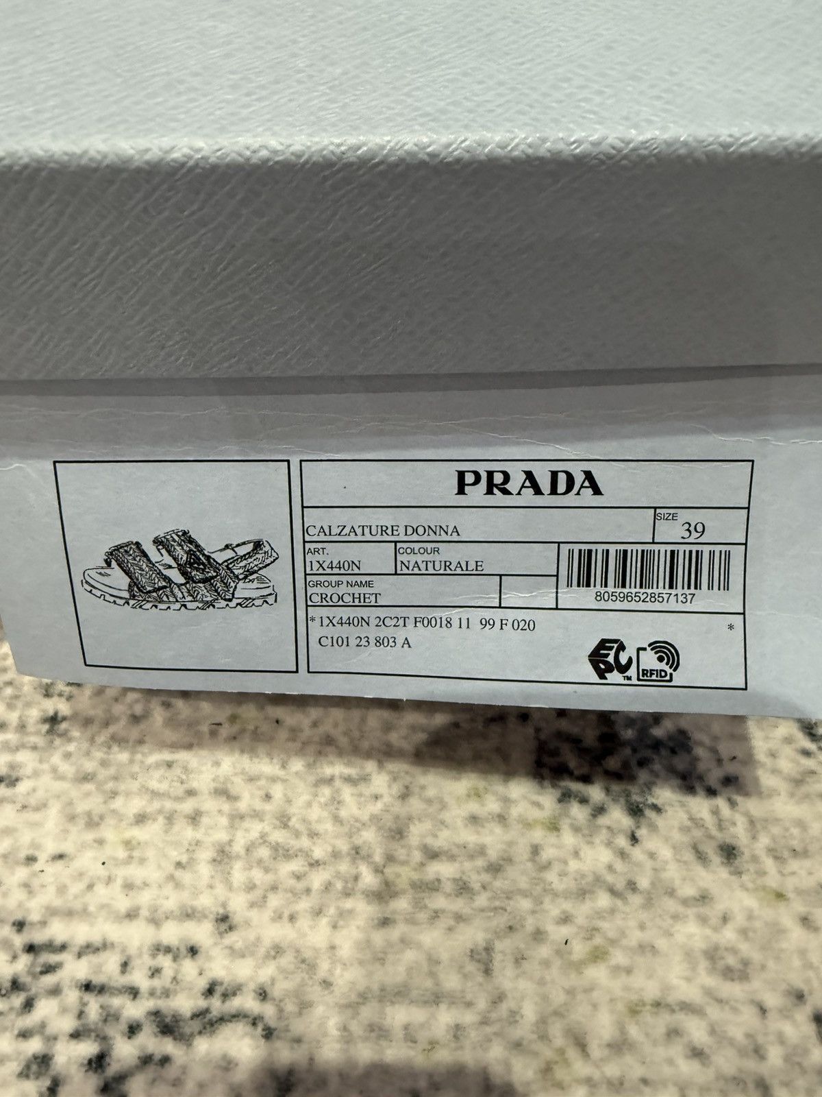 Prada Prada natural crochet sandals Size US 8 / IT 38 - 5 Thumbnail