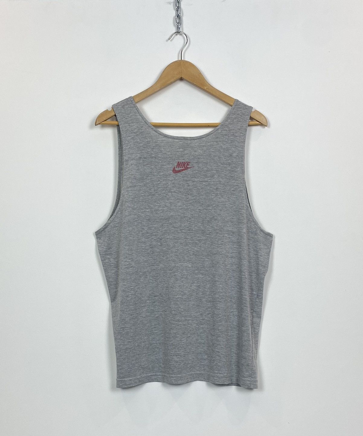 Vintage Vintage Nike 80s 90s Sleeveless Shirt Tank Top Size XL Grey Size US XL / EU 56 / 4 - 7 Thumbnail