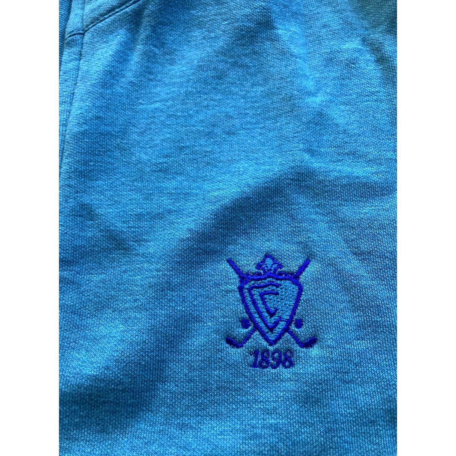Peter Millar Peter Millar 1/4 Zip Pullover Mens Large Perth Performance Turquoise Blue Golf Shirt Size US L / EU 52-54 / 3 - 5 Thumbnail