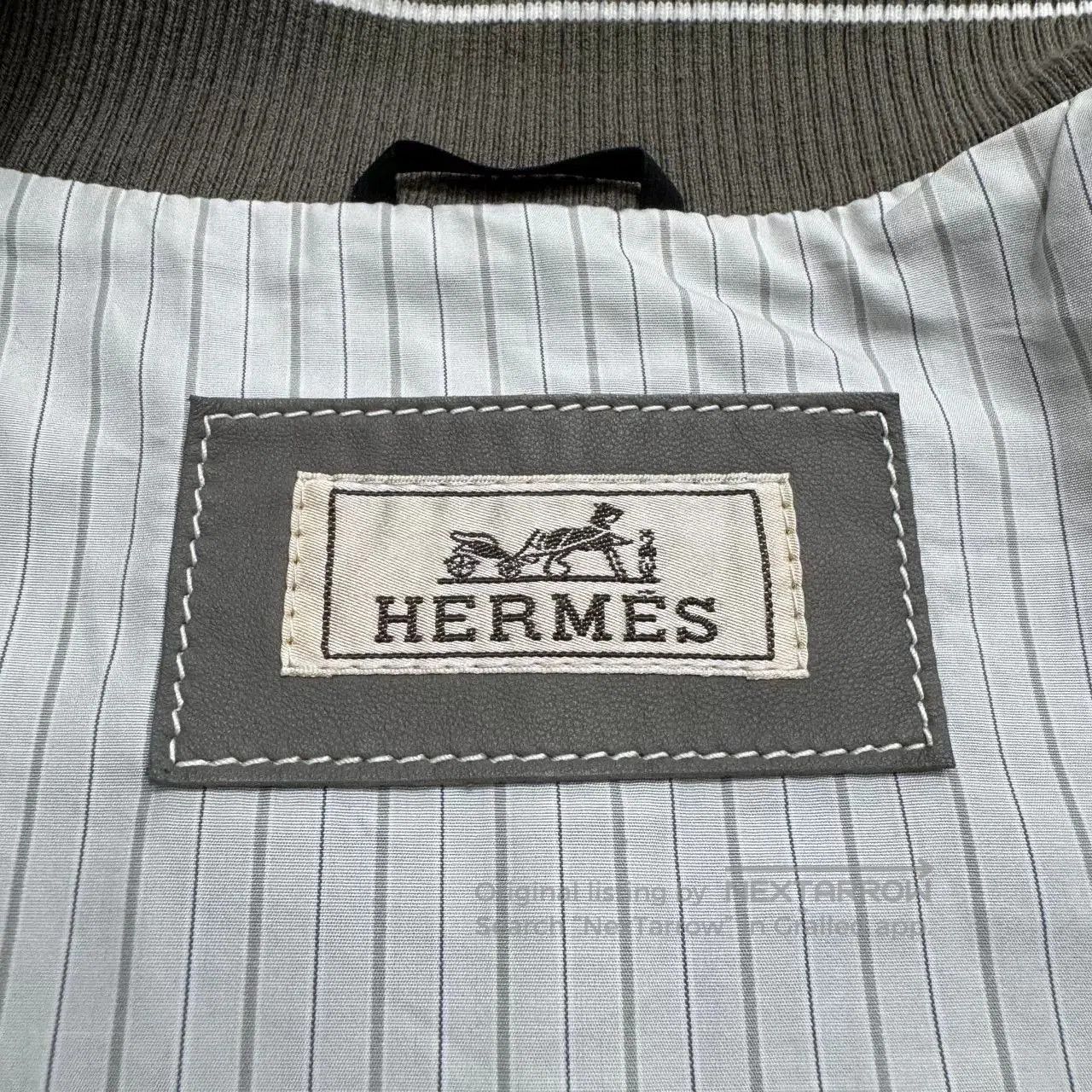 Hermes Hermes Elephant Gray Sheepskin Jacket. Size US M / EU 48-50 / 2 - 2 Thumbnail