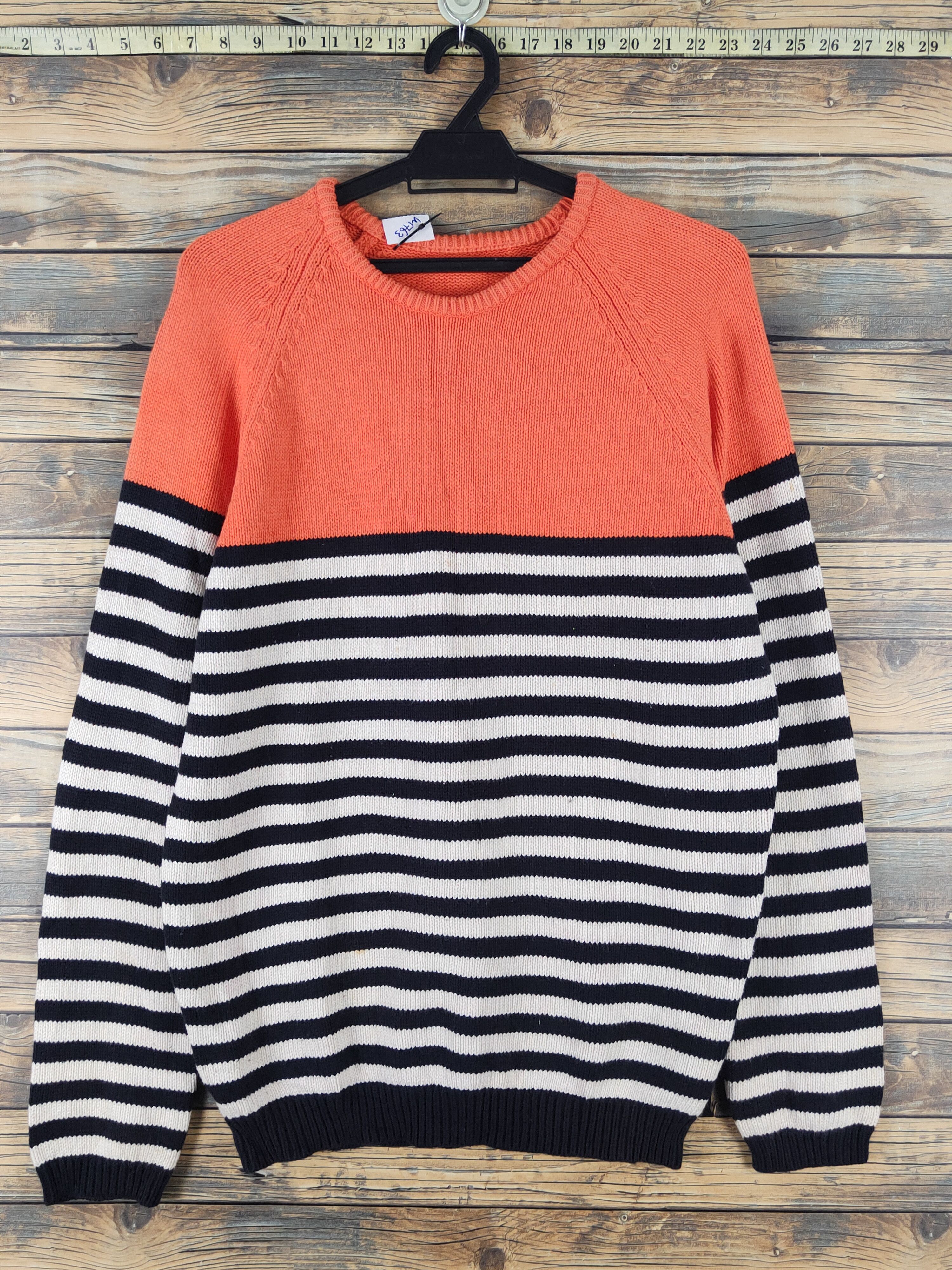 Aran Isles Knitwear Japanese Brand Orange Knitwear Sweatshirts #W1763 Size US L / EU 52-54 / 3 - 1 Thumbnail