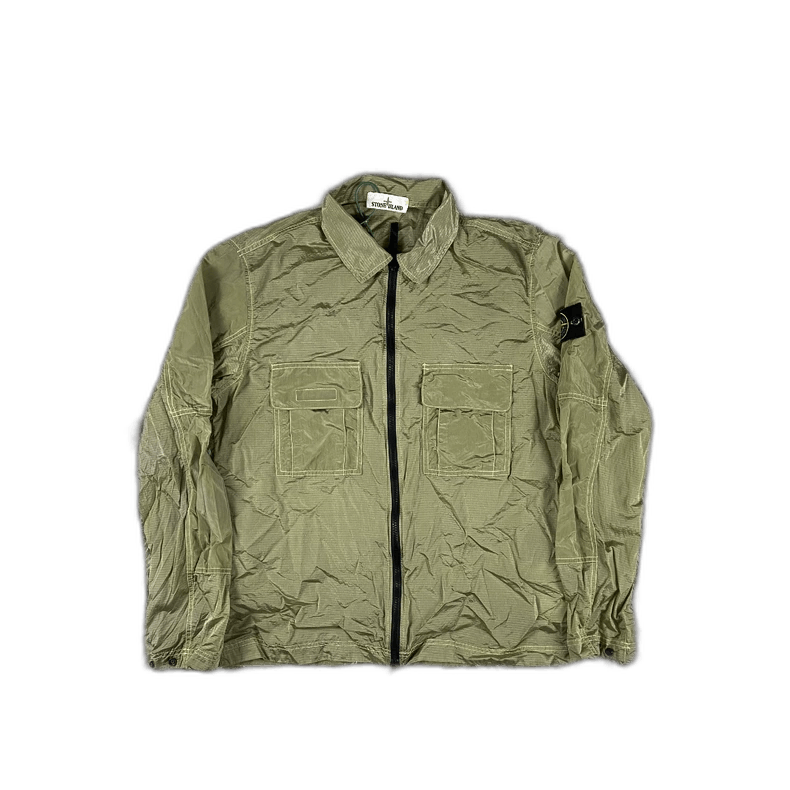 Stone Island Stone Island Olive Green Zip Jacket -2506 Size US M / EU 48-50 / 2 - 1 Thumbnail