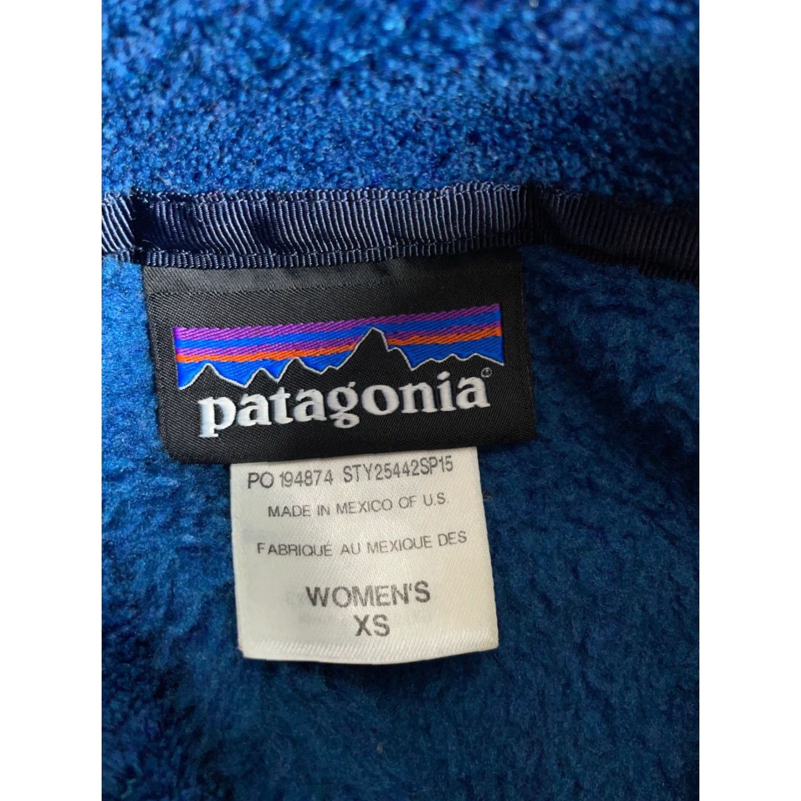 Patagonia Patagonia Snap T Fleece Pullover Women's XS Dark Blue Polartec Deep Pile 2015 Size XS / US 0-2 / IT 36-38 - 3 Thumbnail
