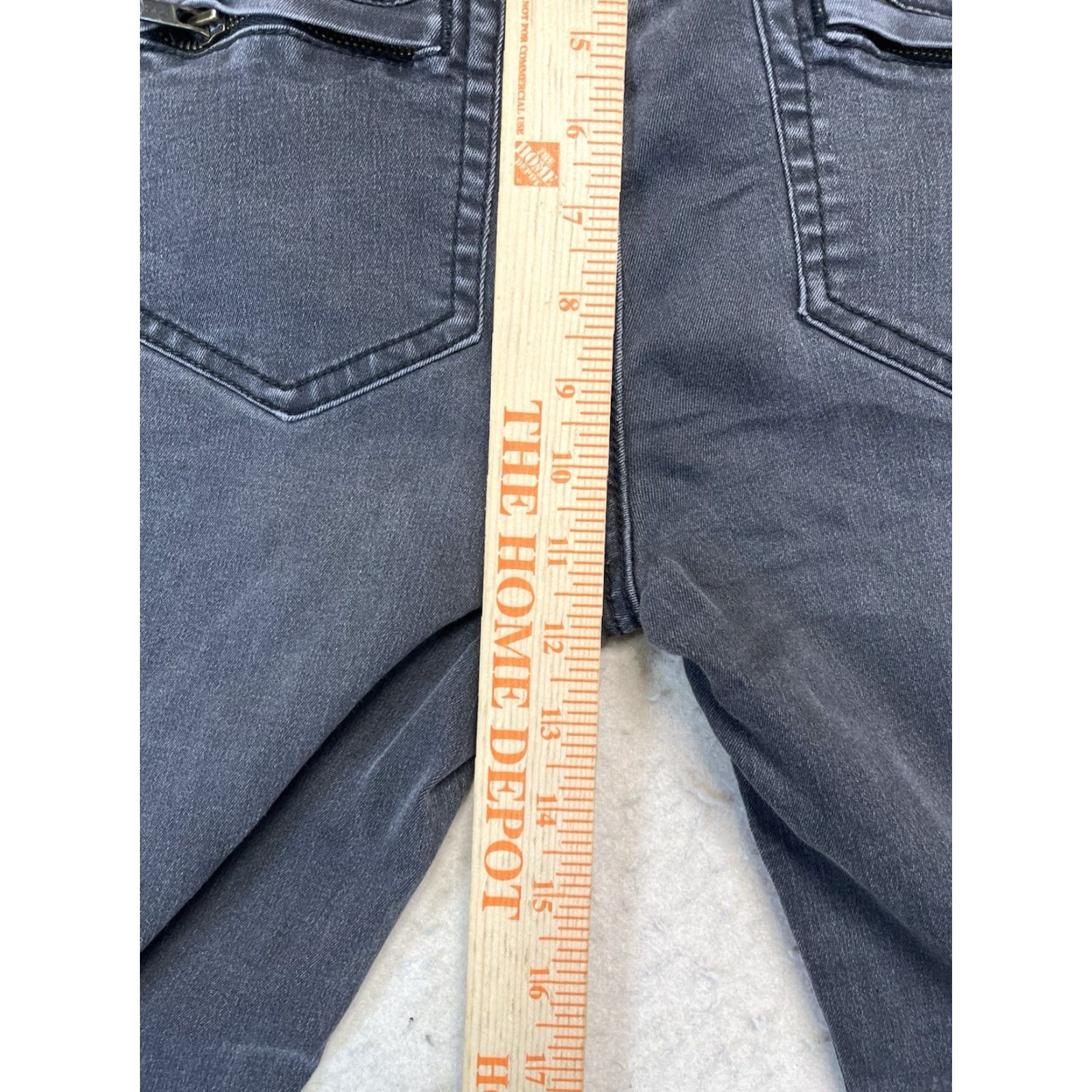 Free People Free People High Rise Washed Black Skinny Jeans Women’s 27 Belt Loops Skinny Belted FP Movement by Free People Jeans Women 27 Black Size 27" / US 4 / IT 40 - 4 Thumbnail
