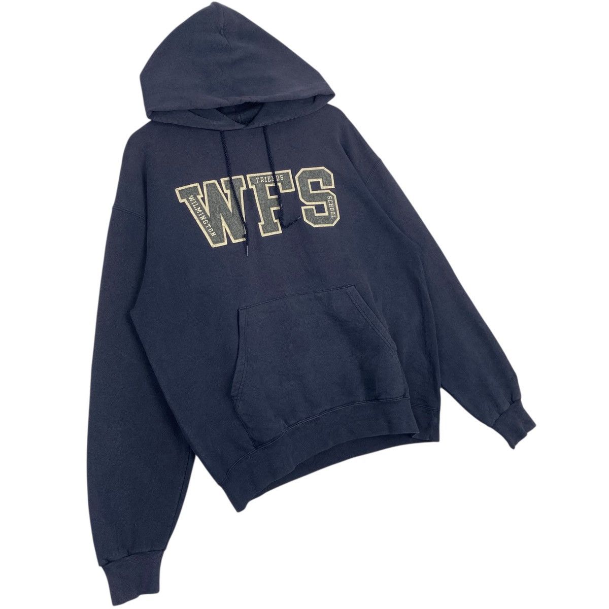 Other Vintage Champion Stonewashed Hoodie Sweater Blue Big Logo Size US L / EU 52-54 / 3 - 3 Thumbnail