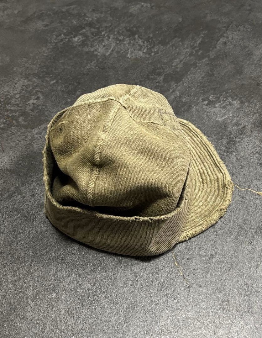 Kapital Conductor Soft Brim Beanie Visor Distressed weathered hat Size ONE SIZE - 5 Thumbnail