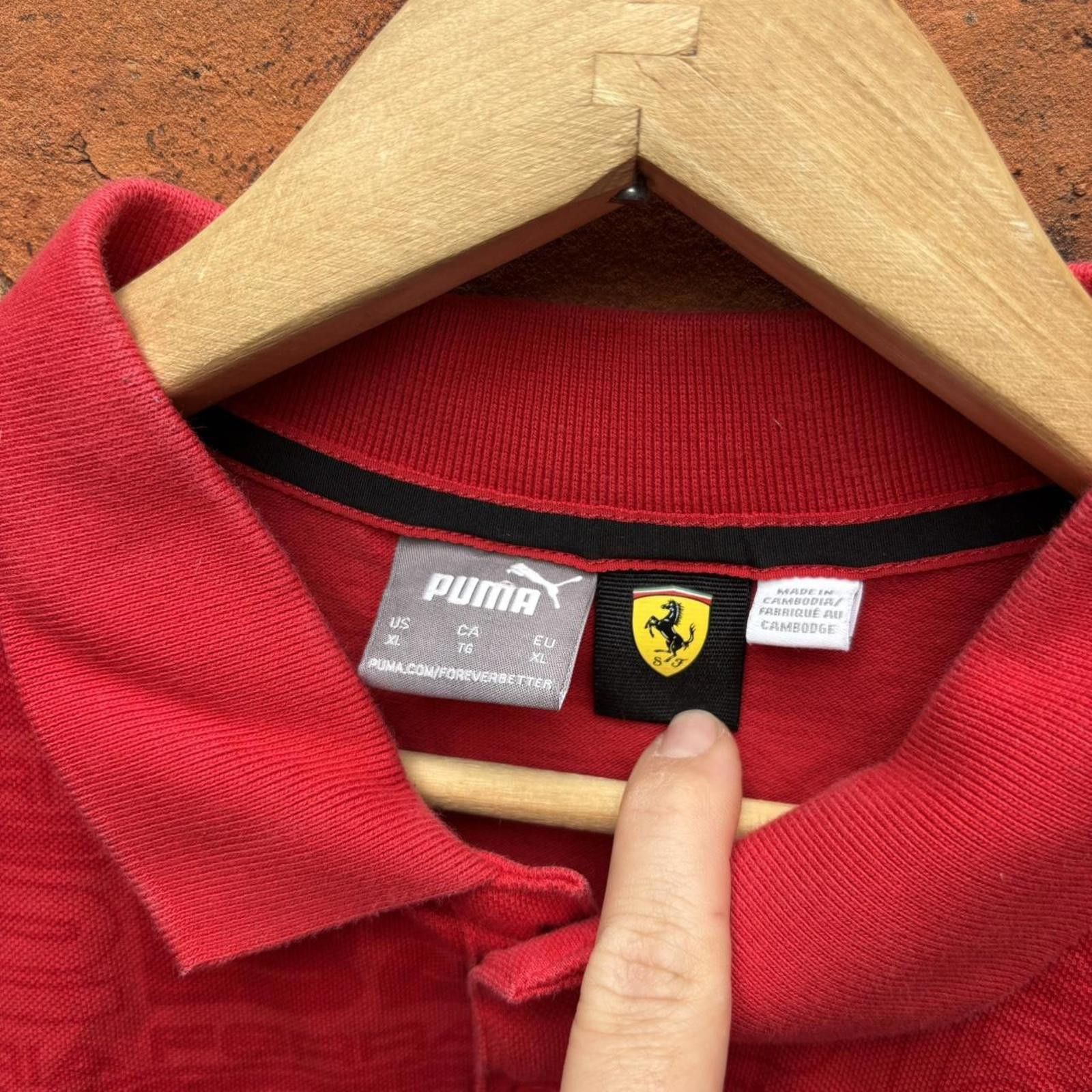 Puma Ferrari puma polo shirt 00s XL Size US XL / EU 56 / 4 - 5 Thumbnail
