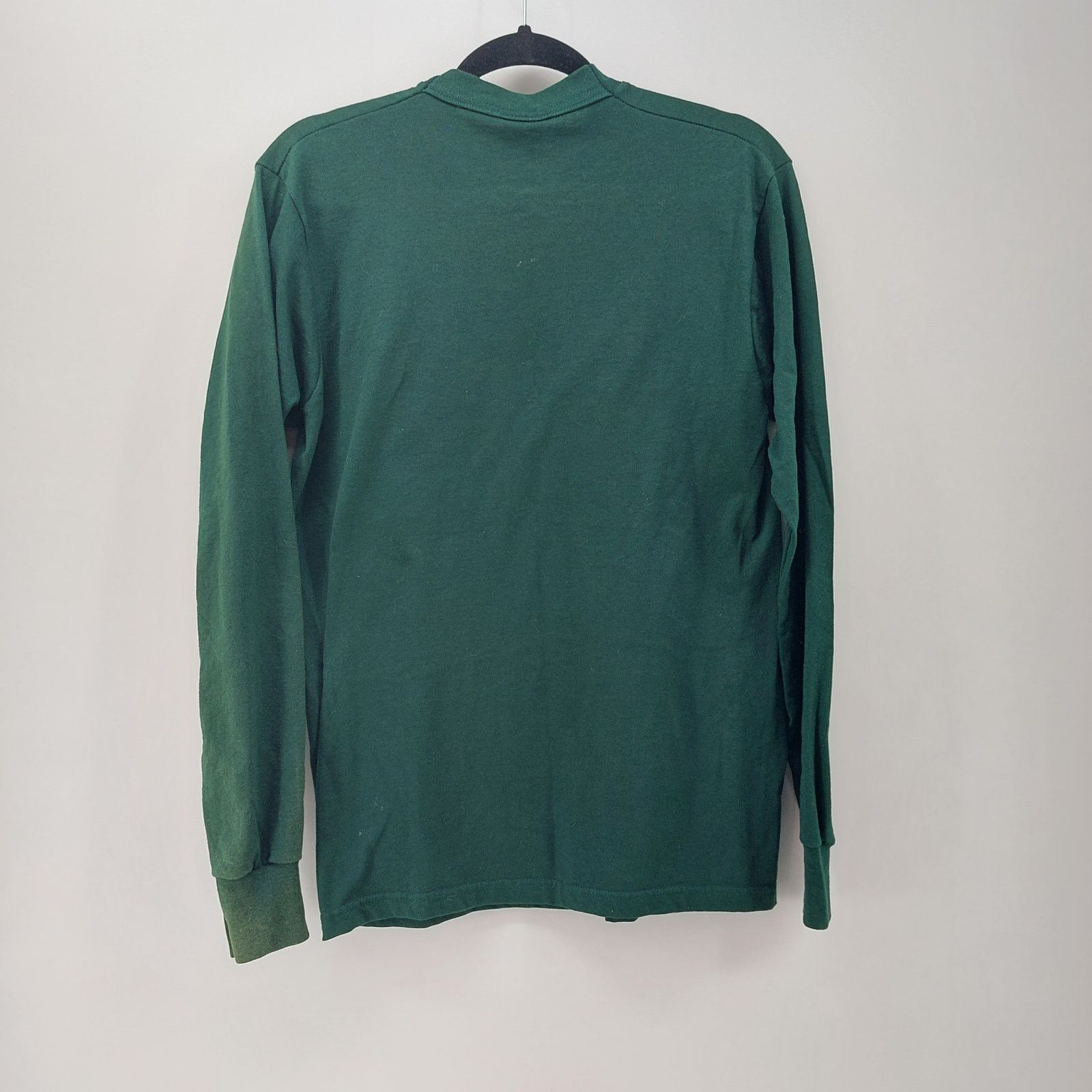 Fruit Of The Loom Ugly Christmas Long Sleeve Top Teddy Bears Hunter Green Sz M Size M / US 6-8 / IT 42-44 - 2 Thumbnail