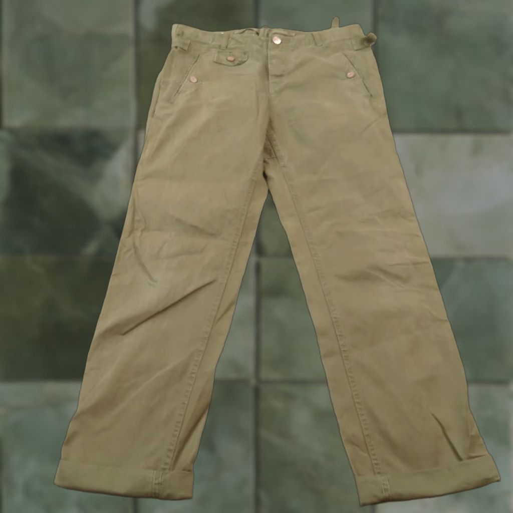 Brooks Brothers Brooks Brothers Mens Green Chino Straight Pants Size 32 Adjustable Waist Size US 32 / EU 48 - 1 Thumbnail