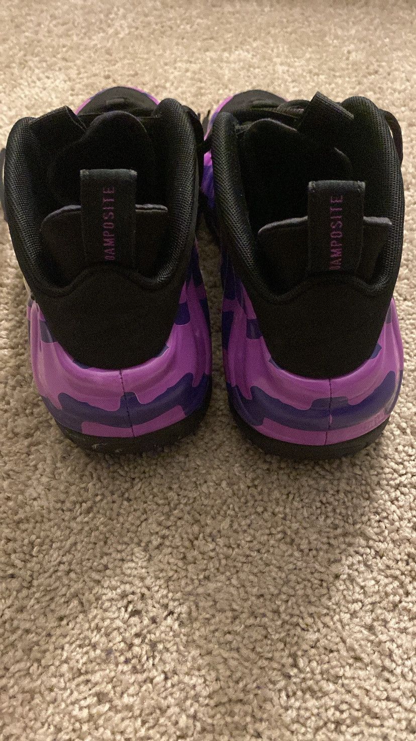 Nike Nike Air Foamposite Pro Purple Camo Size US 11.5 / EU 44-45 - 4 Thumbnail