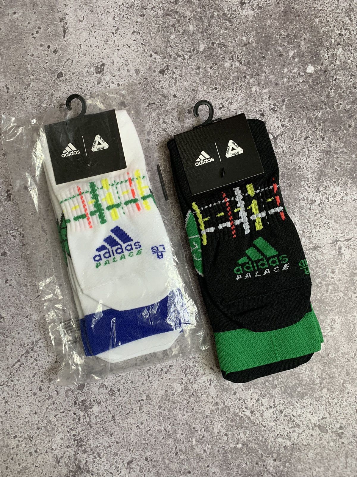 Adidas × Palace Adidas x Palace Long Socks Black Deadstock Size ONE SIZE - 1 Thumbnail