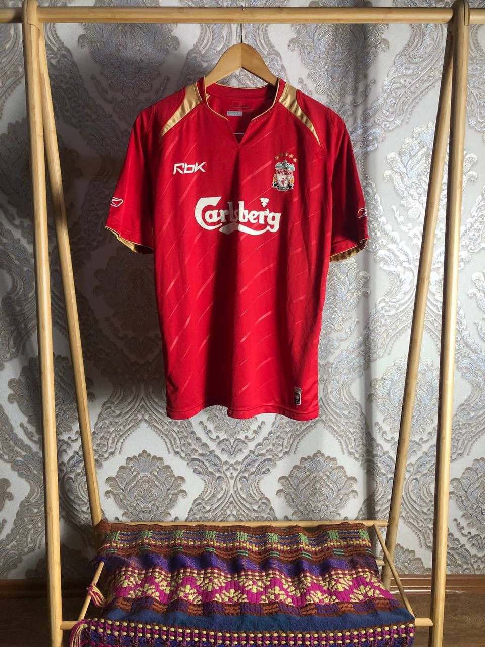 Reebok VINTAGE REEBOK FC LIVERPOOL ENGLAND SOCCER JERSEY RETRO 90s Size US M / EU 48-50 / 2 - 1 Thumbnail