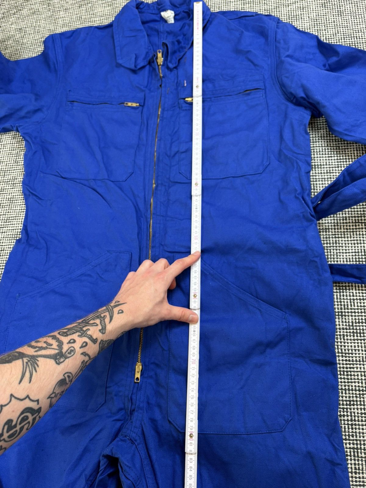 Le Laboureur 70s made in france zip coveralls jumpsuit sanfor chore Size US L / EU 52-54 / 3 - 11 Thumbnail