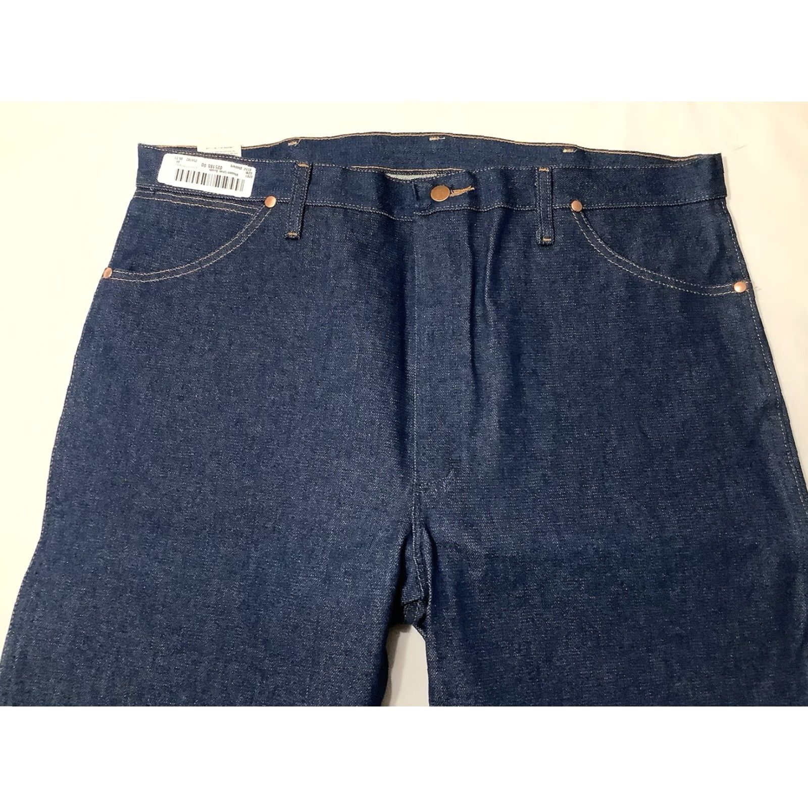 Wrangler VINTAGE Wrangler Jeans Mens 40x34 Dark Wash Blue Cowboy Cut Original Fit Pro Rodeo 13MWZ Size US 40 / EU 56 - 6 Thumbnail
