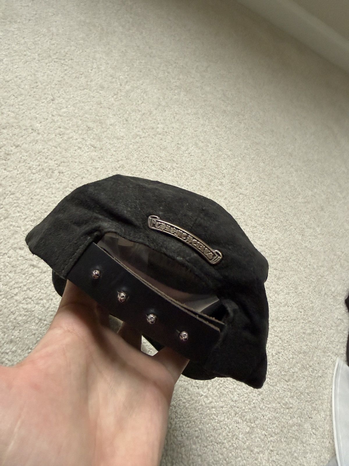 Chrome Hearts CH SUEDE CAP Size ONE SIZE - 6 Thumbnail