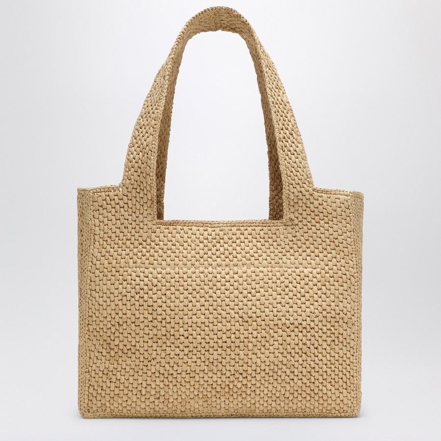 Loewe o1d2blof0824 Size: OS / Font Large Raffia Bag in Beige Size ONE SIZE - 3 Thumbnail