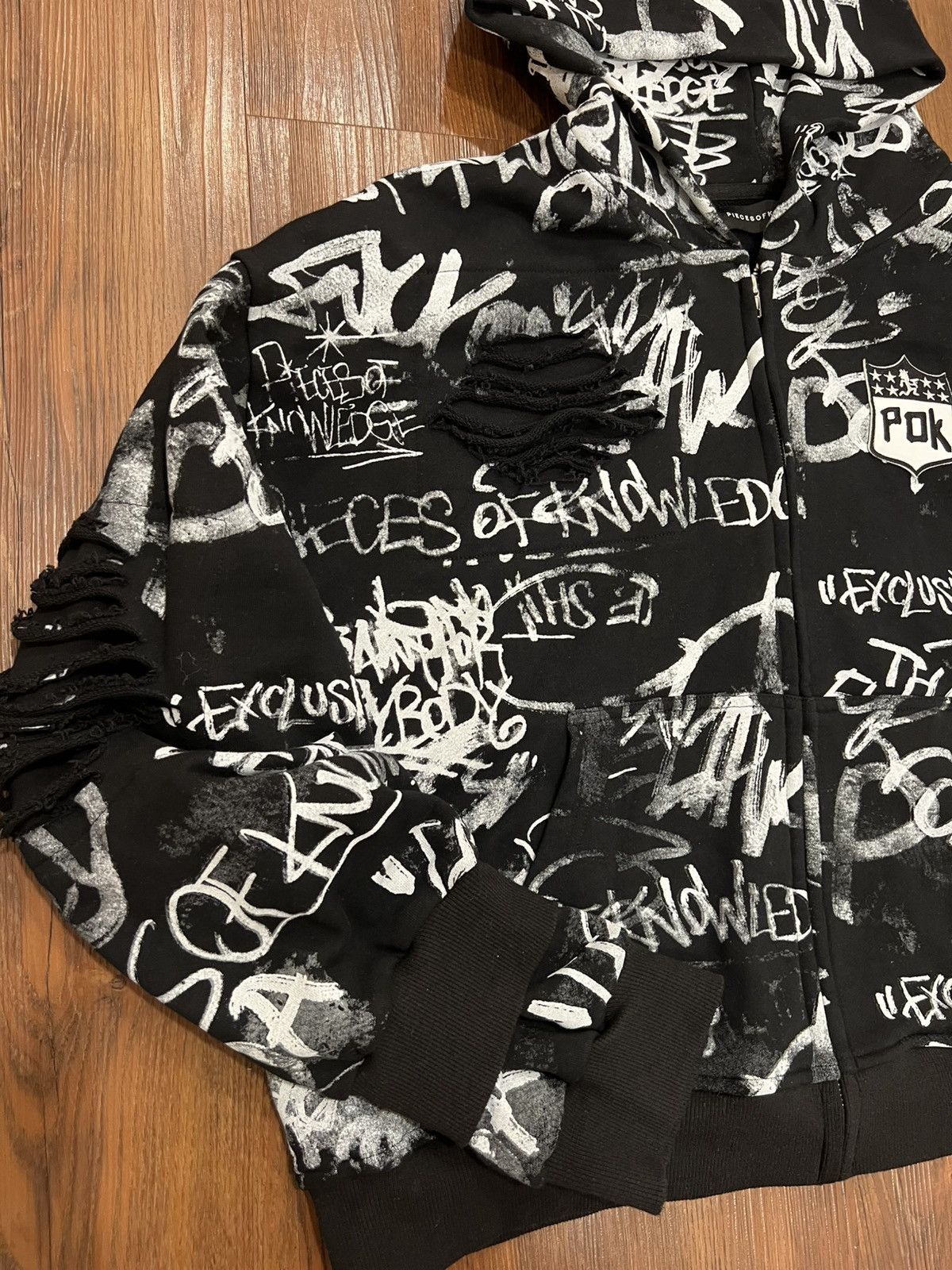Other Pieces of Knowledge POK Graffiti Hoodie XL Size US XL / EU 56 / 4 - 5 Thumbnail