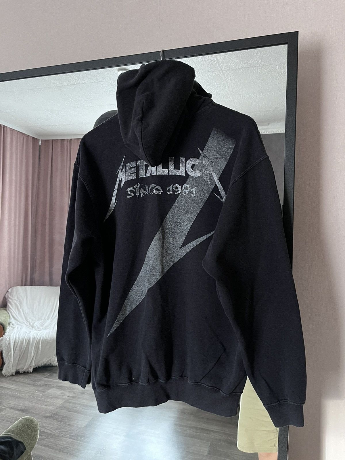 Band Tees Vintage Metallica Zip Hoodie Double M Big Logo Black Size US L / EU 52-54 / 3 - 6 Thumbnail