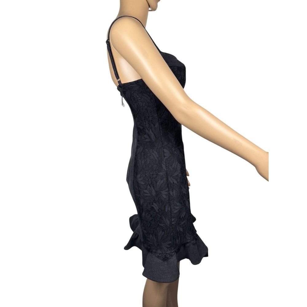 Guess NWT New $168 Guess Lelly Black Denim Mini Dress Size XS Size XS / US 0-2 / IT 36-38 - 4 Thumbnail