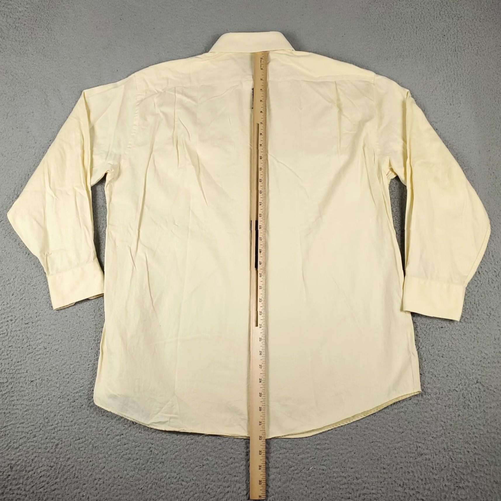 Tommy Hilfiger Tommy Hilfiger Shirt Mens Large Yellow Button-Up Long Sleeve Casual Business Formal Casual Workwear Size US L / EU 52-54 / 3 - 3 Thumbnail