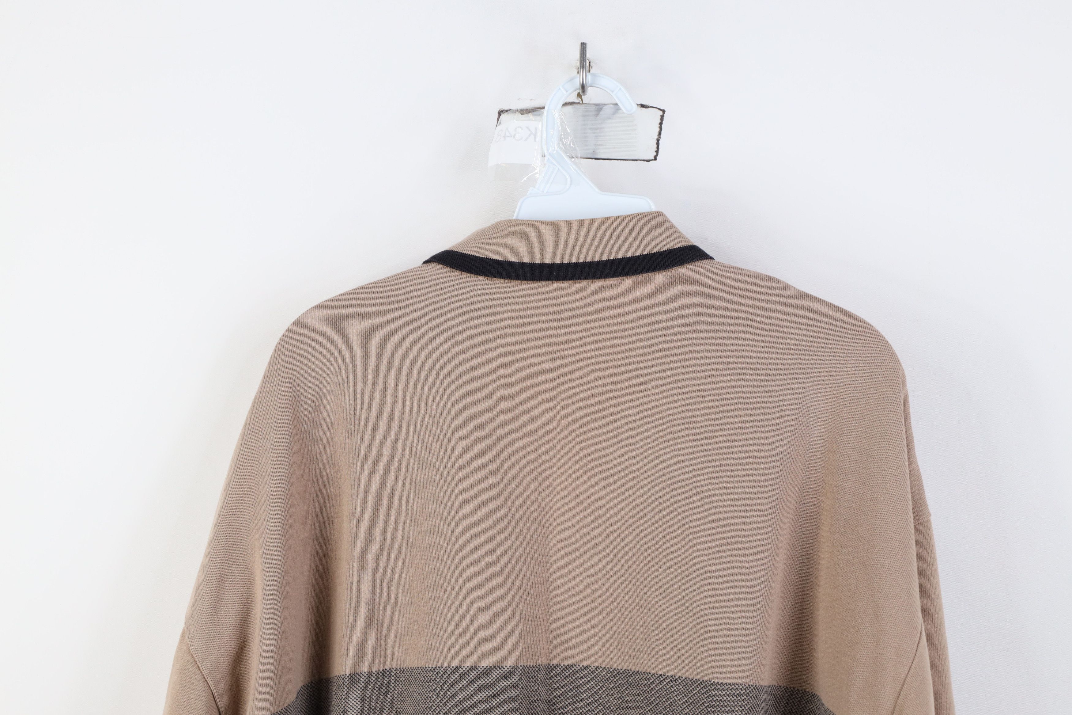 Vintage Vintage 90s Streetwear Half Zip Pullover Long Sleeve Polo Size US XXL / EU 58 / 5 - 11 Thumbnail