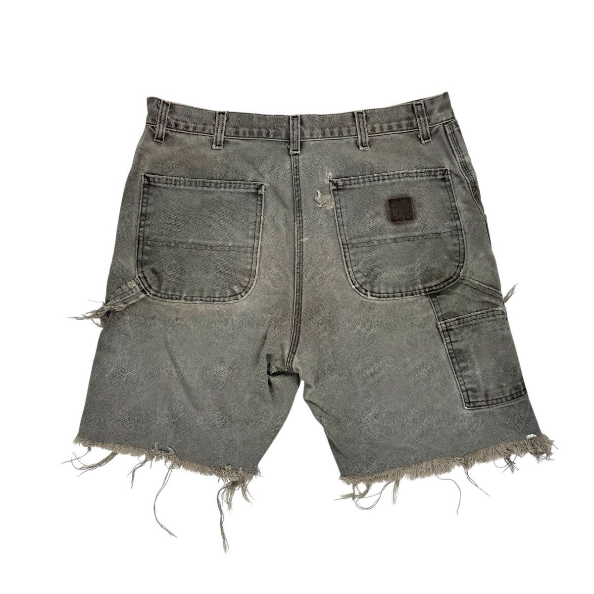 Carhartt VINTAGE THRASHED FADED CARHARTT WORK SHORTS Size US 34 / EU 50 - 3 Thumbnail