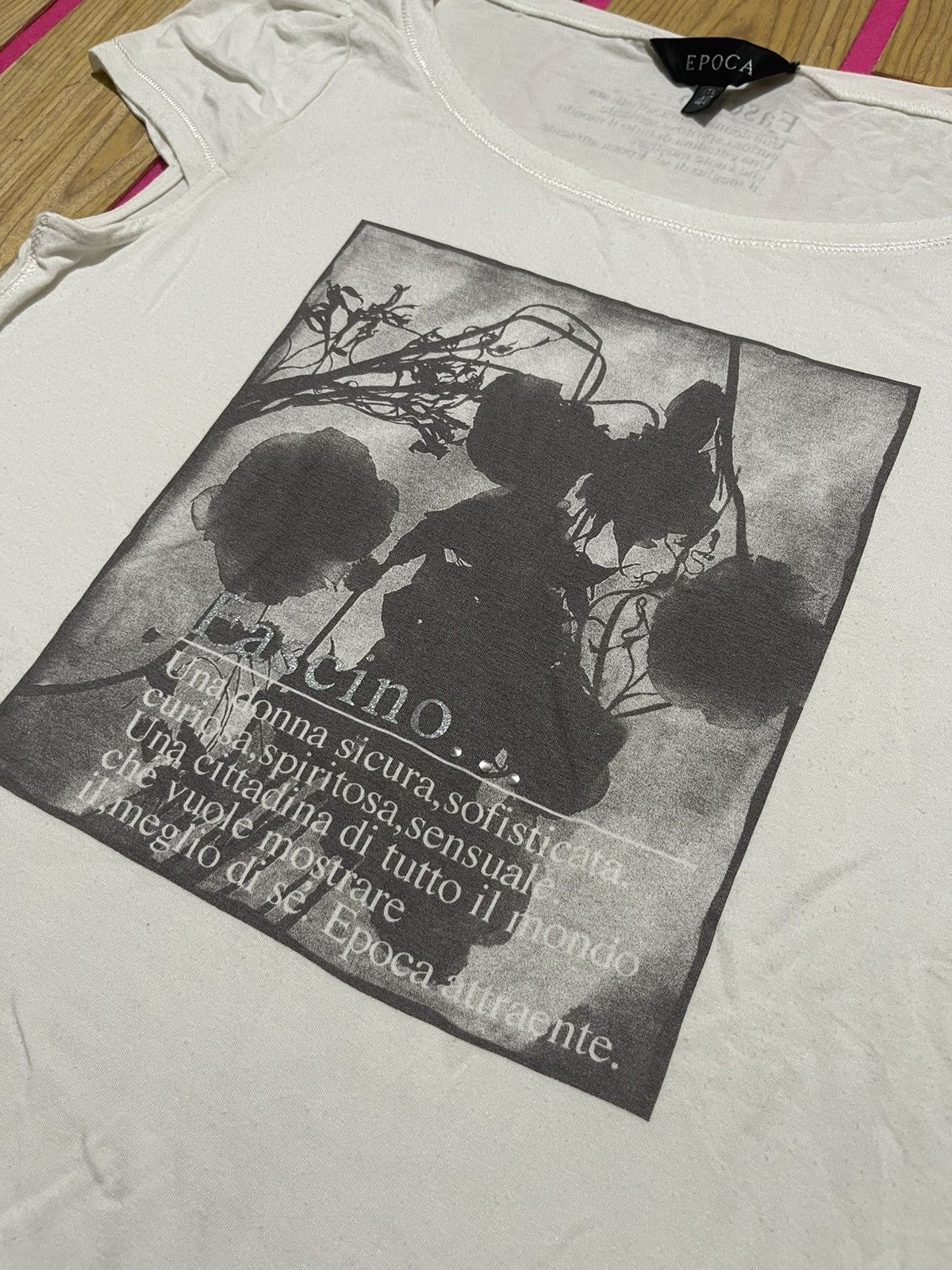 If Six Was Nine Y2K EPOCA short sleeve tshirt women Size M / US 6-8 / IT 42-44 - 3 Thumbnail