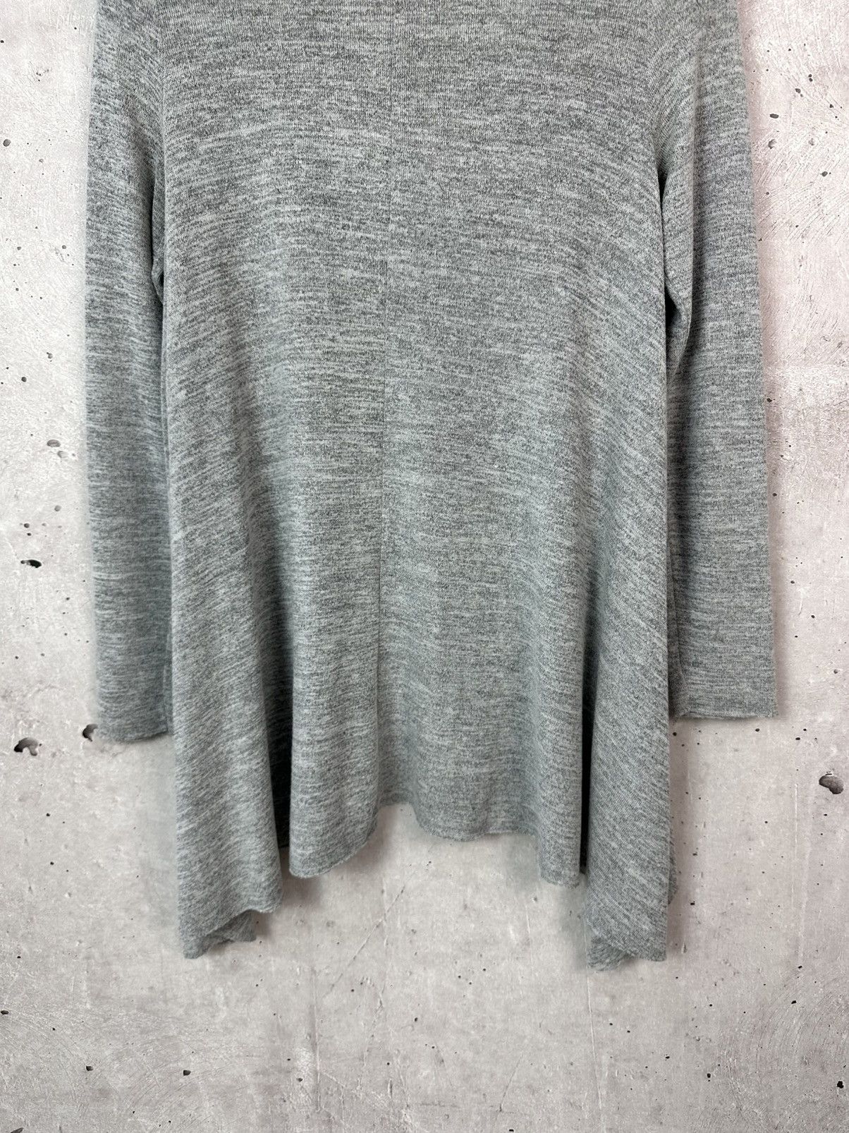 Helmut Lang Helmut Lang Grey Crew Neck Flared Women’s Jumper Size L / US 10 / IT 46 - 12 Thumbnail