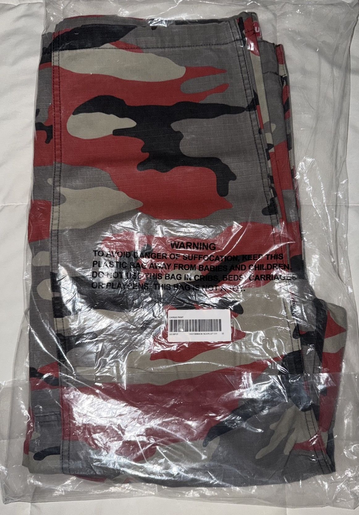 Supreme Supreme SS26 Red Camo Cargo Pants Size 32 + Overdyed Beanie Size US 32 / EU 48 - 3 Thumbnail