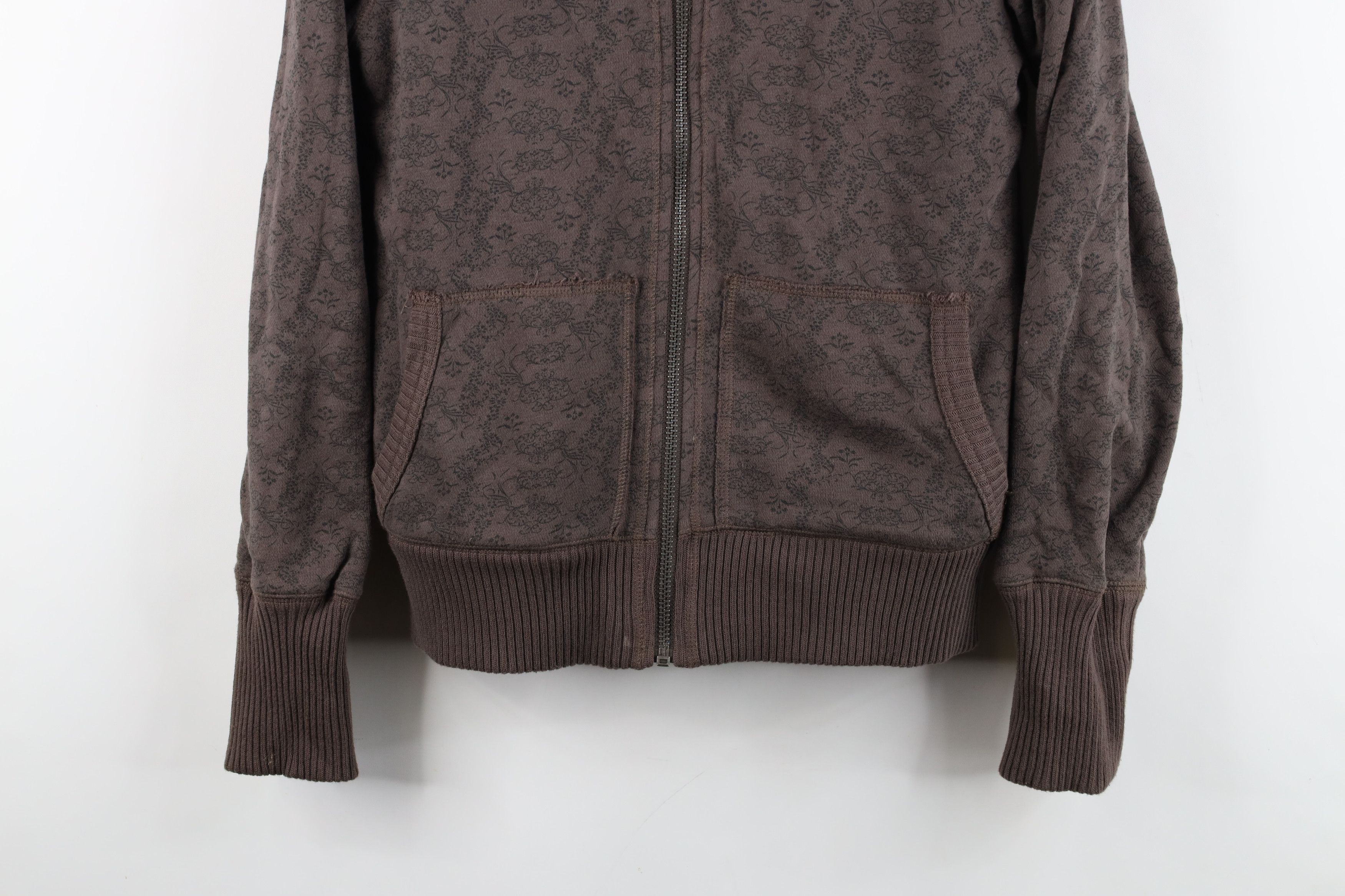 Aeropostale Vintage Y2K Aeropostale Lined Babydoll Flower Zip Hoodie Size L / US 10 / IT 46 - 3 Thumbnail