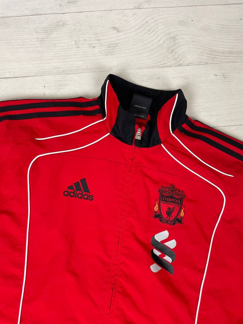 Adidas Adidas Liverpool 2010 2011 Training Track Top Soccer Jacket Size US M / EU 48-50 / 2 - 2 Thumbnail