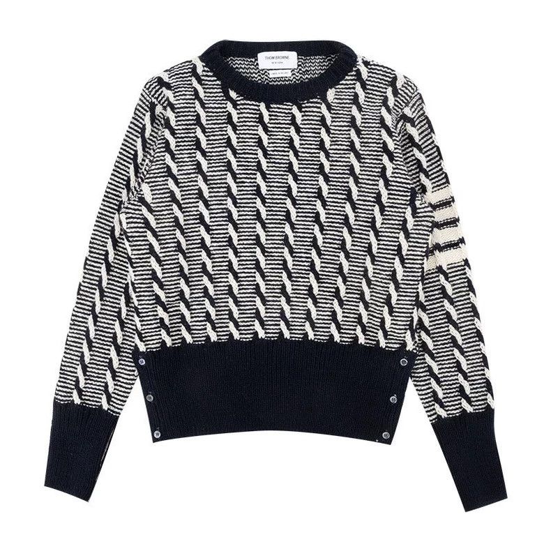 Thom Browne Thom browne Classic striped knit sweater 2503-Nextarrow Size US L / EU 52-54 / 3 - 1 Thumbnail