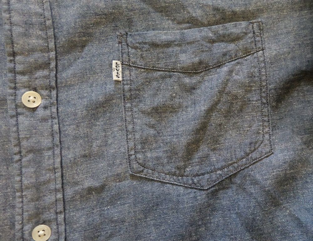 Levi's Levi's Chambray Shirt Size US XXL / EU 58 / 5 - 2 Thumbnail