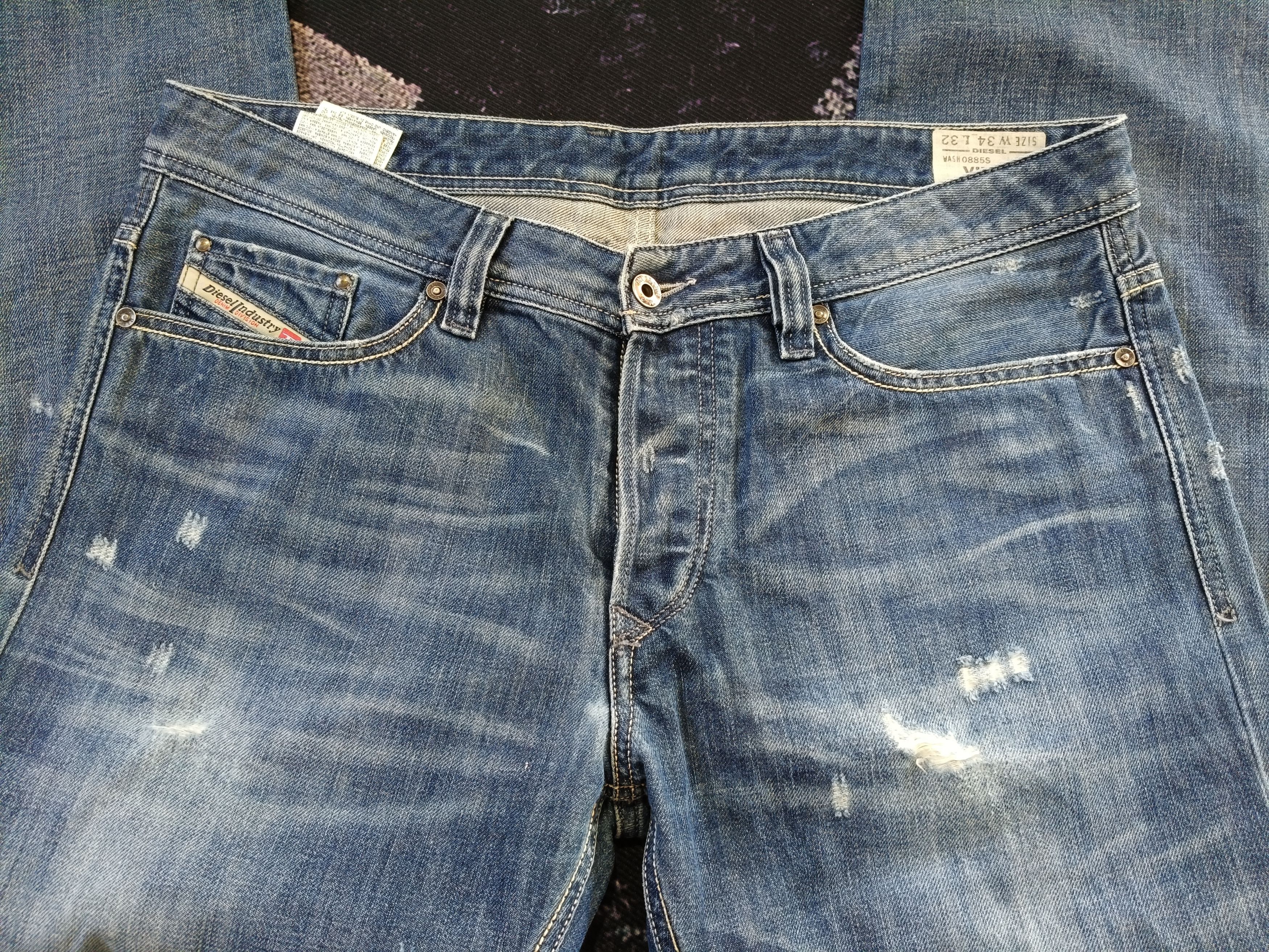 Diesel Diesel VIKER Regular Straight Blue Jeans Size US 36 / EU 52 - 5 Thumbnail
