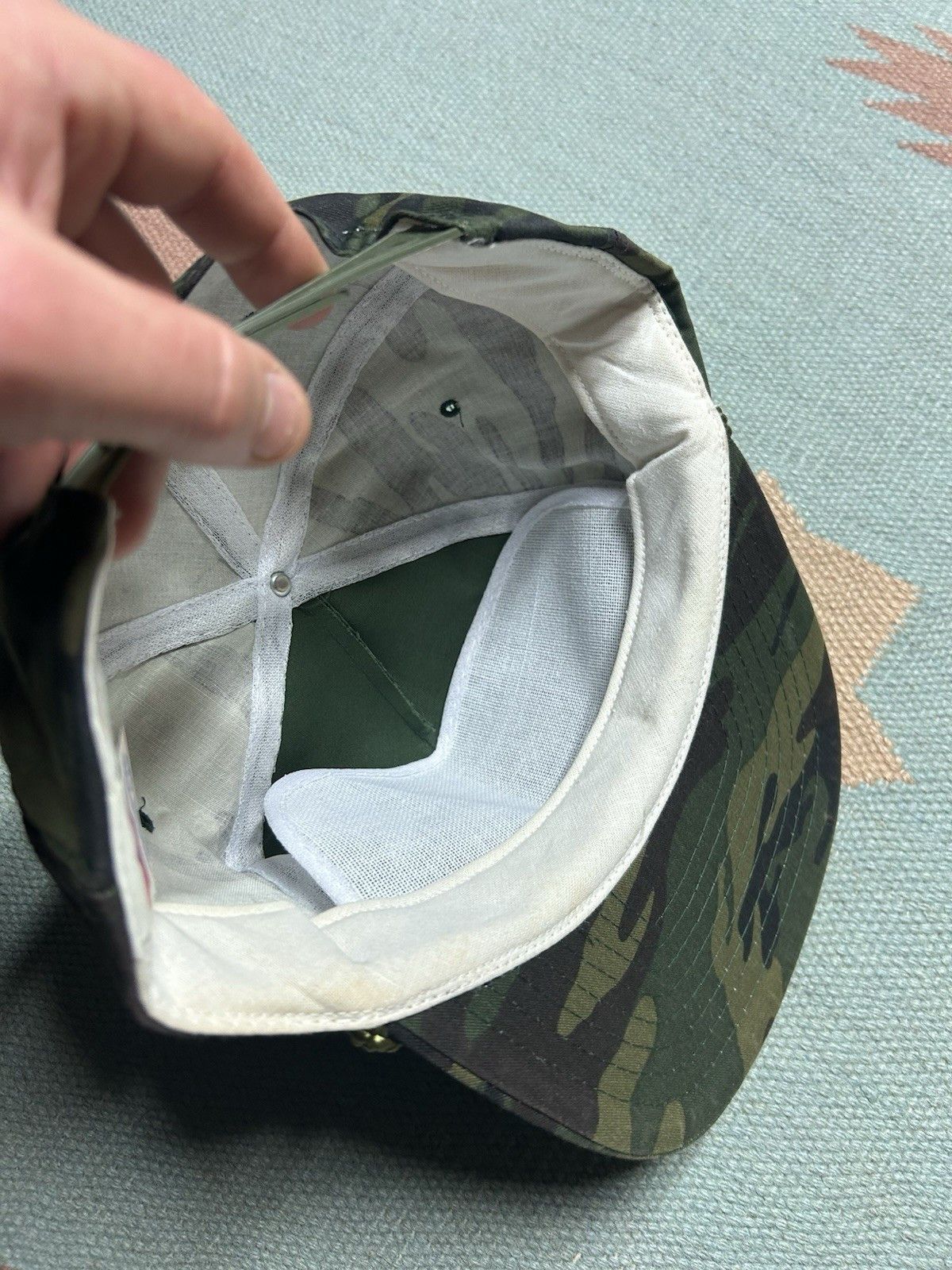 Vintage Vtg SnapBack hat camo Meauwataka militia Michigan woodland Size ONE SIZE - 6 Thumbnail