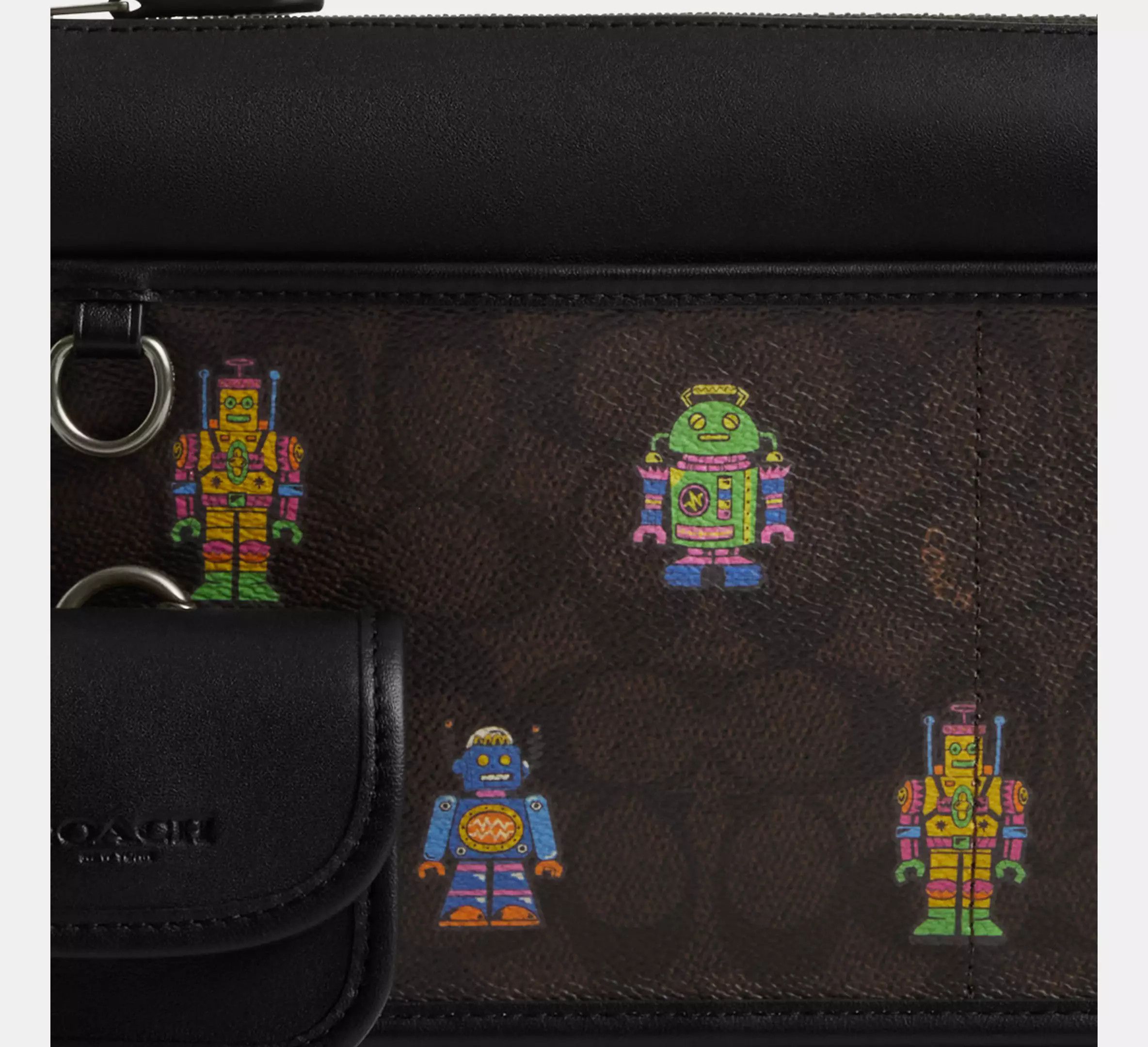 Coach Cosmic Coach Heritage Convertible Crossbody With Robot CW341 Size ONE SIZE - 10 Thumbnail