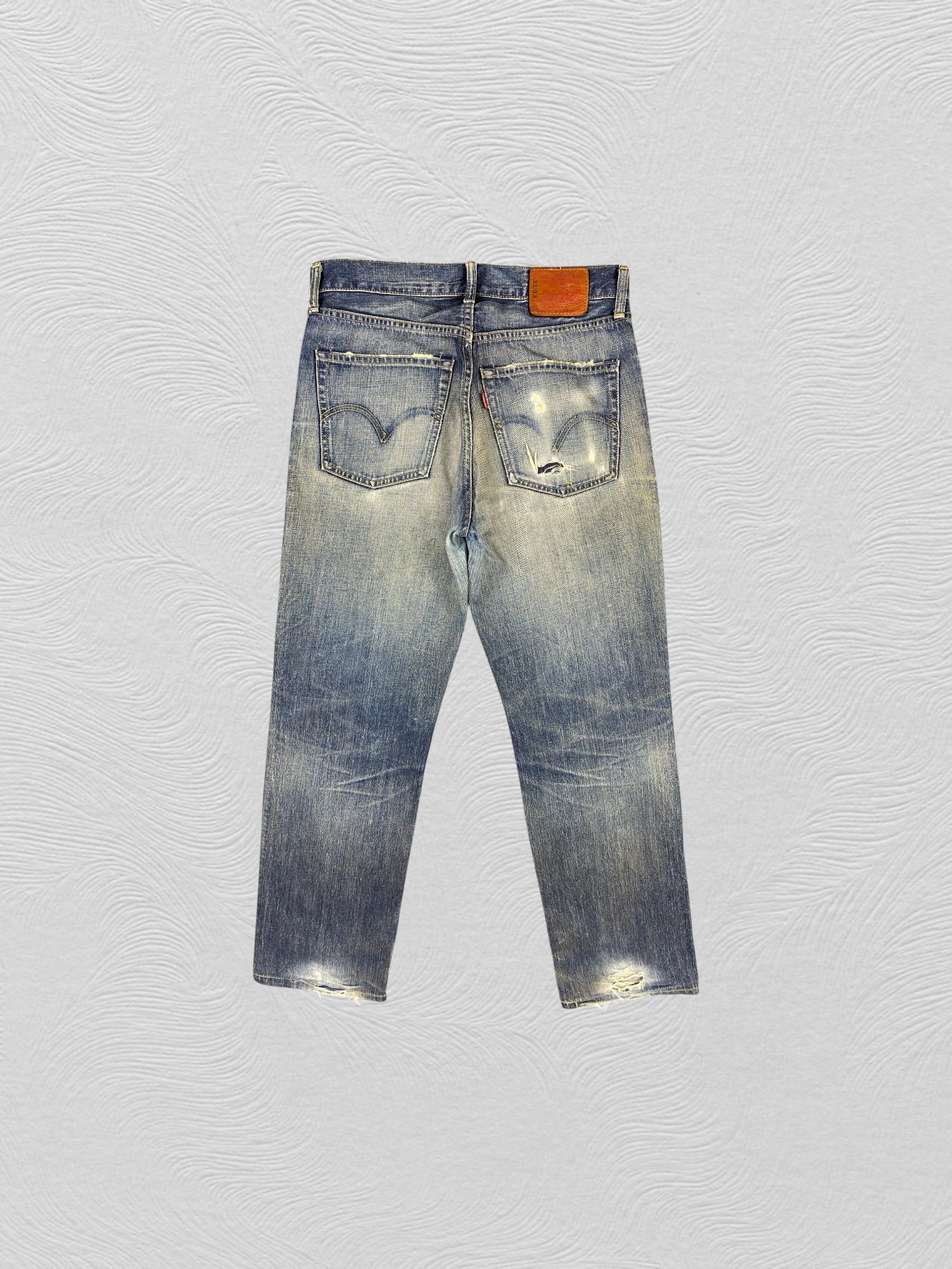 Levi's Distressed Blue Vintage Levi's 502 33x31.5 Denim -JN2031 Size US 33 - 2 Thumbnail