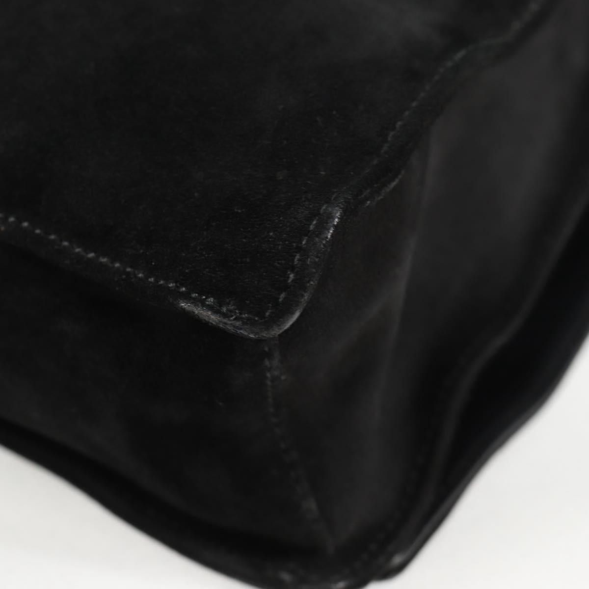 Gucci GUCCI Shoulder Bag Suede Black Silver 001 001 Size ONE SIZE - 15 Thumbnail