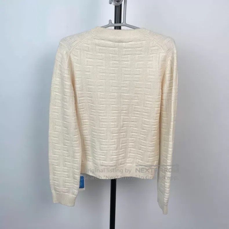 Hermes Hermes Sweater, White Size XS / US 0-2 / IT 36-38 - 2 Thumbnail