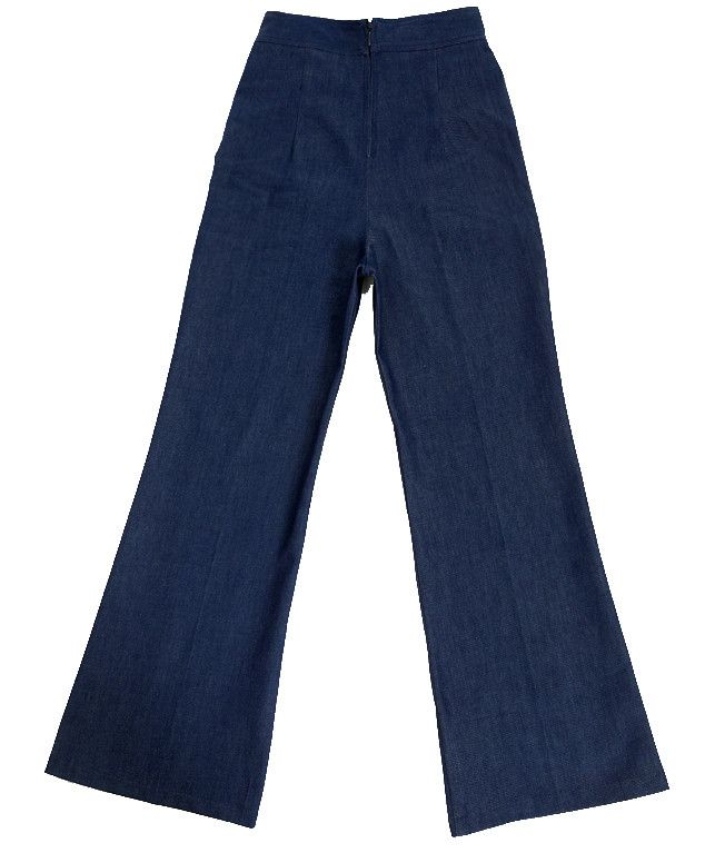 Other High Waisted Trousers Wide-leg Pants Jeans Size 30" / US 8 / IT 44 - 2 Thumbnail