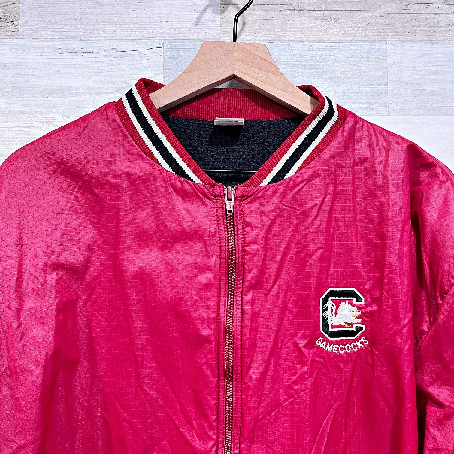 Russell Athletic Carolina Gamecocks VTG Varsity Bomber Jacket Red Russell XL Size US XL / EU 56 / 4 - 2 Thumbnail