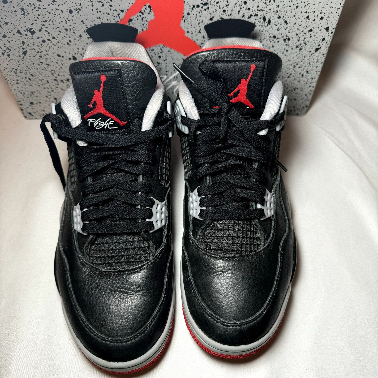 Jordan Brand × Nike Size 9.5 - Air Jordan 4 Retro Bred Reimagined Men's Shoes Size US 9.5 / EU 42-43 - 4 Thumbnail