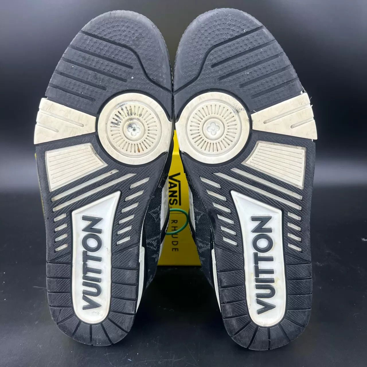 Louis Vuitton LV Trainer Black & White Denim 7.5 Men's Size US 7.5 / EU 40-41 - 8 Thumbnail