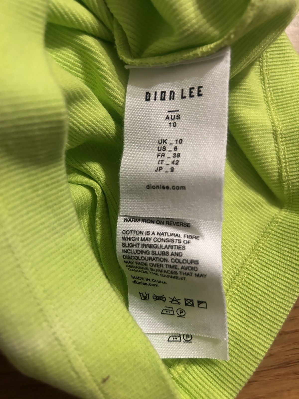 Dion Lee DION LEE Interlink cutout tie-dyed stretch-cotton mini dress Size M / US 6-8 / IT 42-44 - 5 Thumbnail