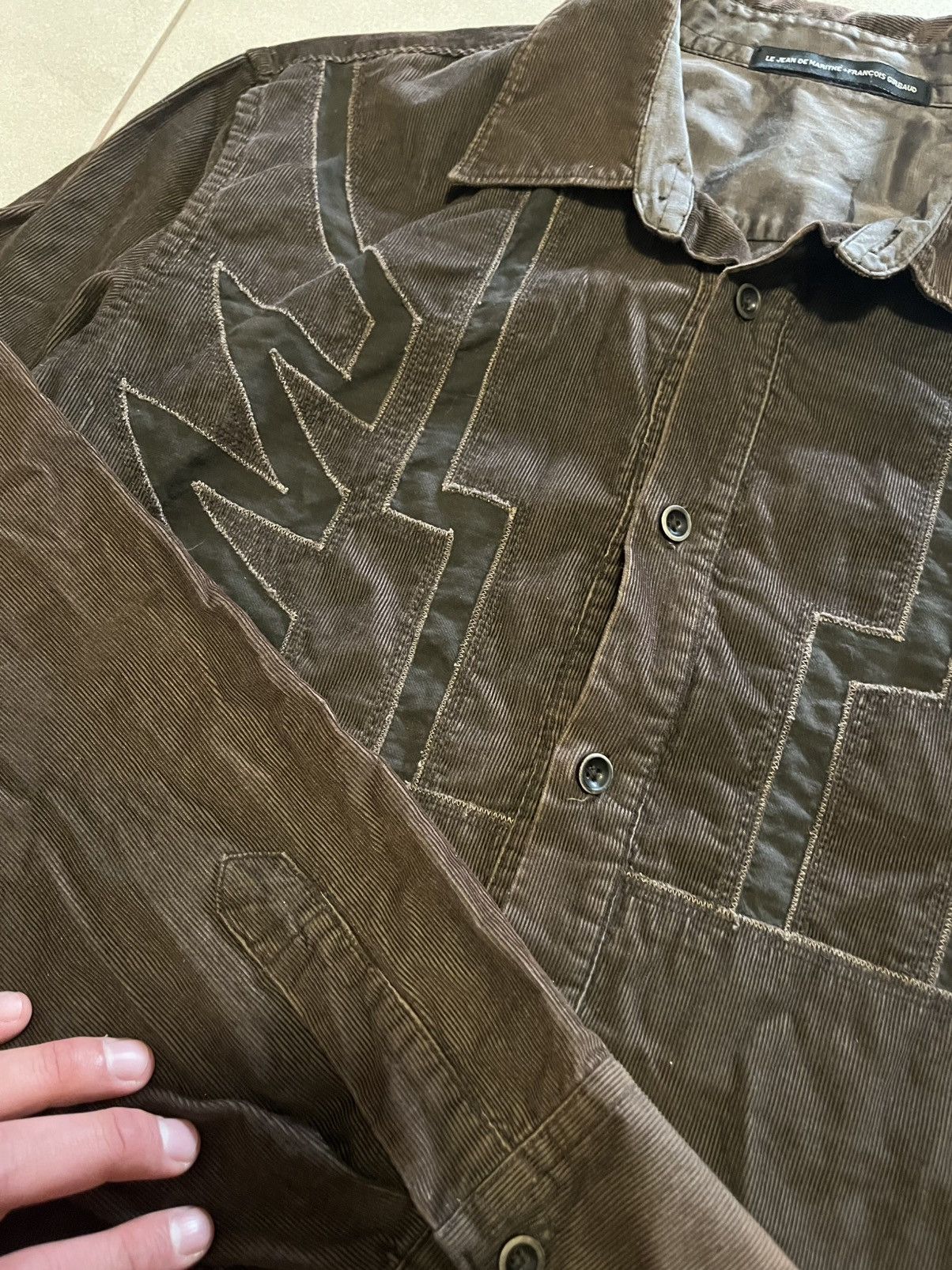 Marithe + Francois Girbaud MARITHÉ & FRANÇOIS GIRBAUD Overshirt Vintage Avant Garde Size US M / EU 48-50 / 2 - 2 Thumbnail