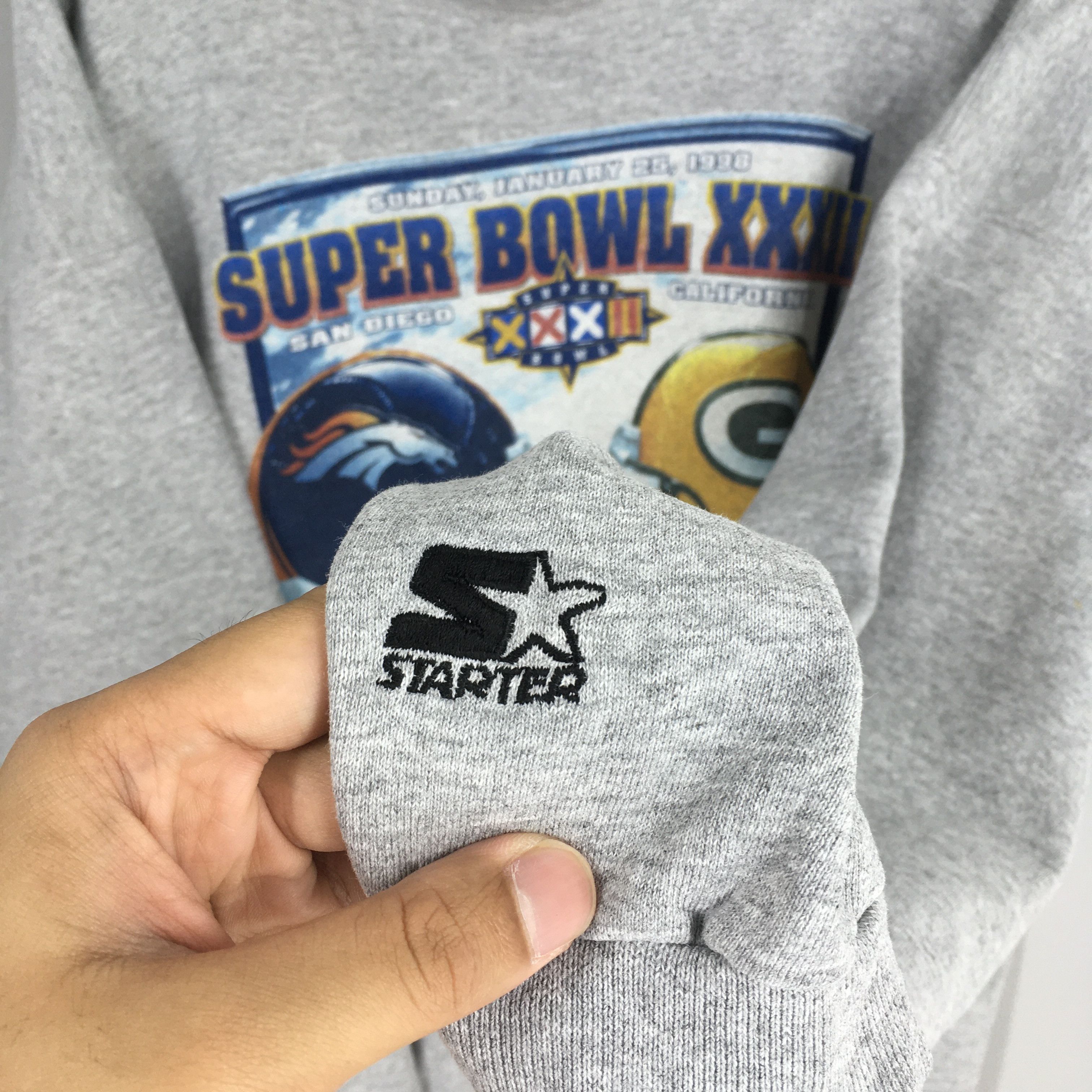 NFL × Starter × Vintage Vintage 90s Super Bowl XXXII Champion Nfl Sweatshirt XLarge Size US XL / EU 56 / 4 - 8 Thumbnail