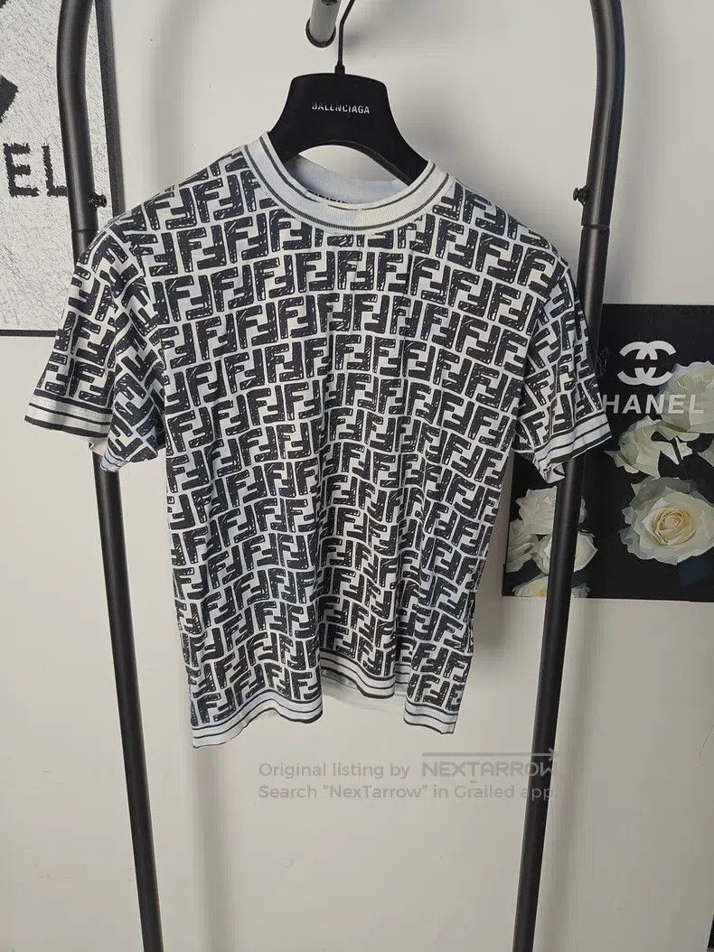 Fendi Fendi Full Print Short Sleeve Shirt Size S / US 4 / IT 40 - 1 Thumbnail
