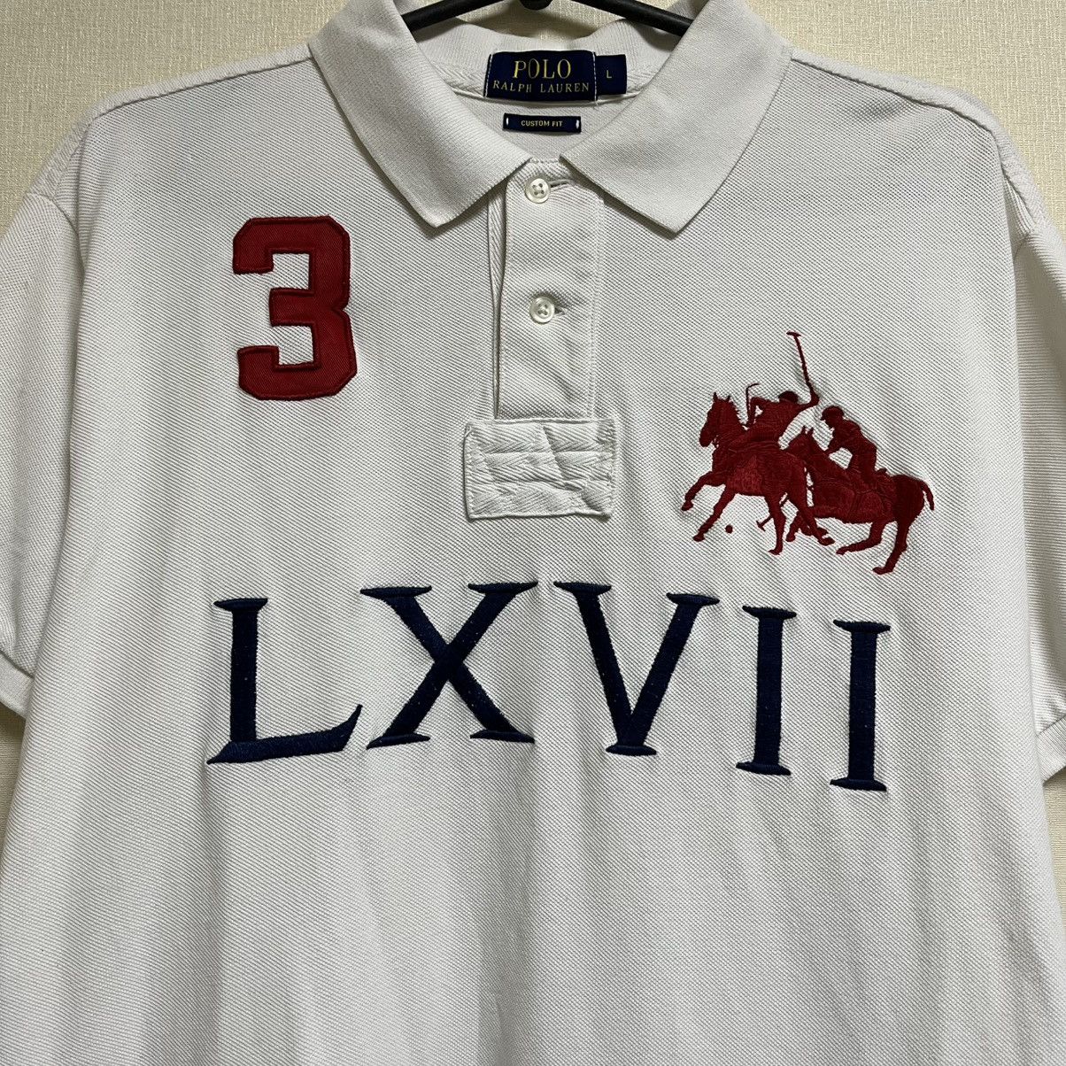 Polo Ralph Lauren Polo Ralph Lauren LXVII #3 Vintage Big Pony Polo T-Shirt 90s Size US L / EU 52-54 / 3 - 5 Thumbnail